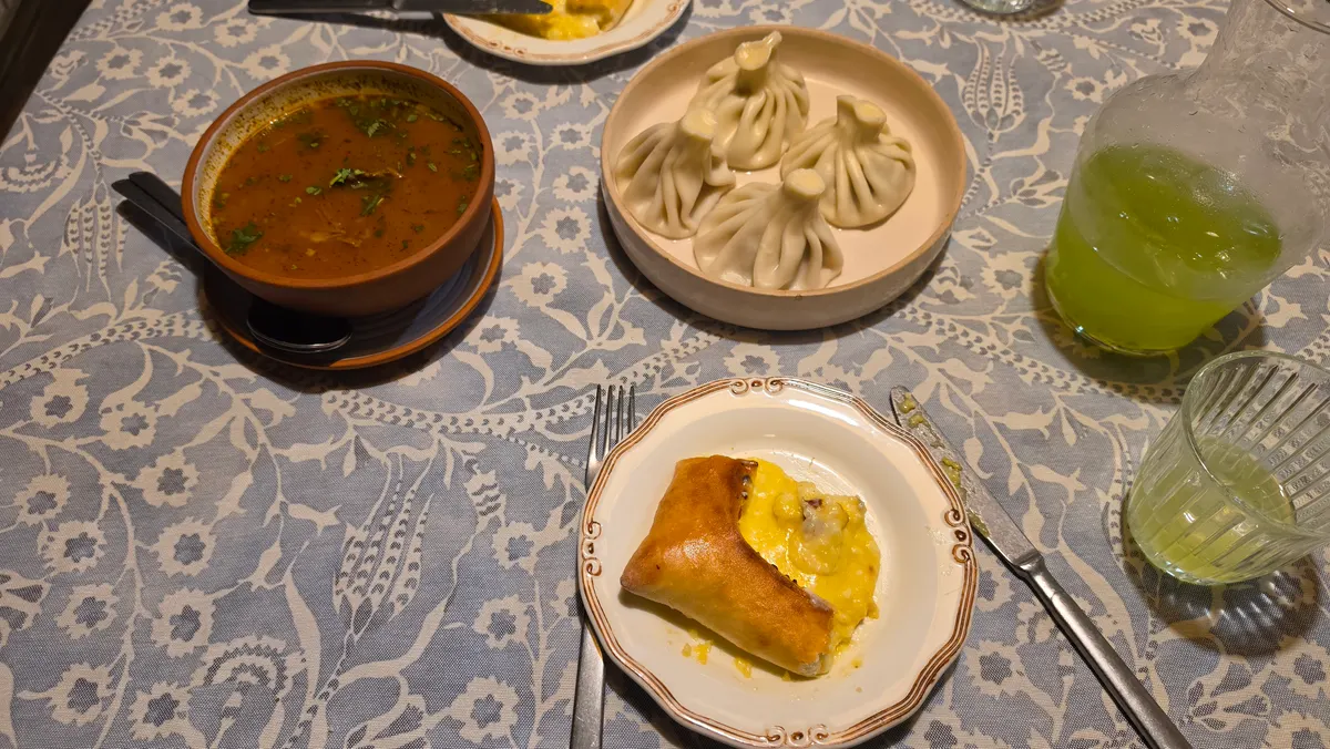 조지아 요리 한 상