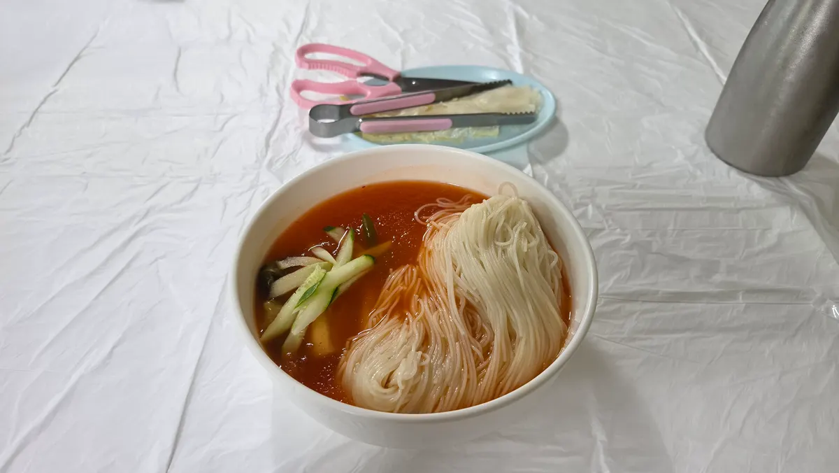 동치미국수 한 상